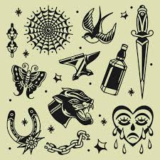 Traditional and Flash Tattoos